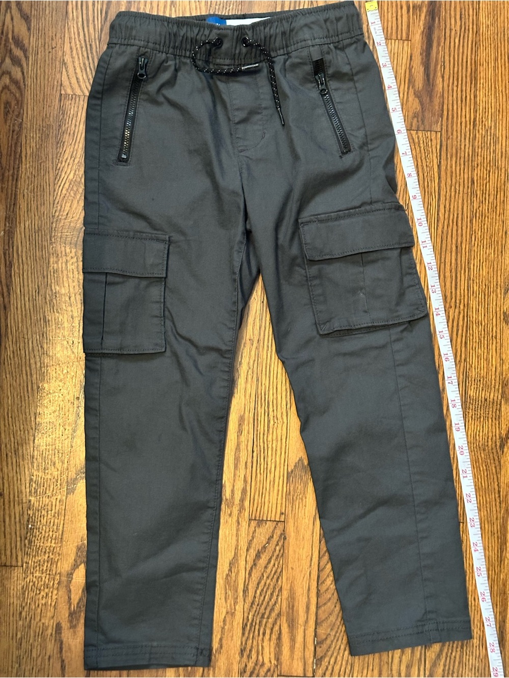 Old Navy Charcoal Gray Kids Cargo Taper tech pants
